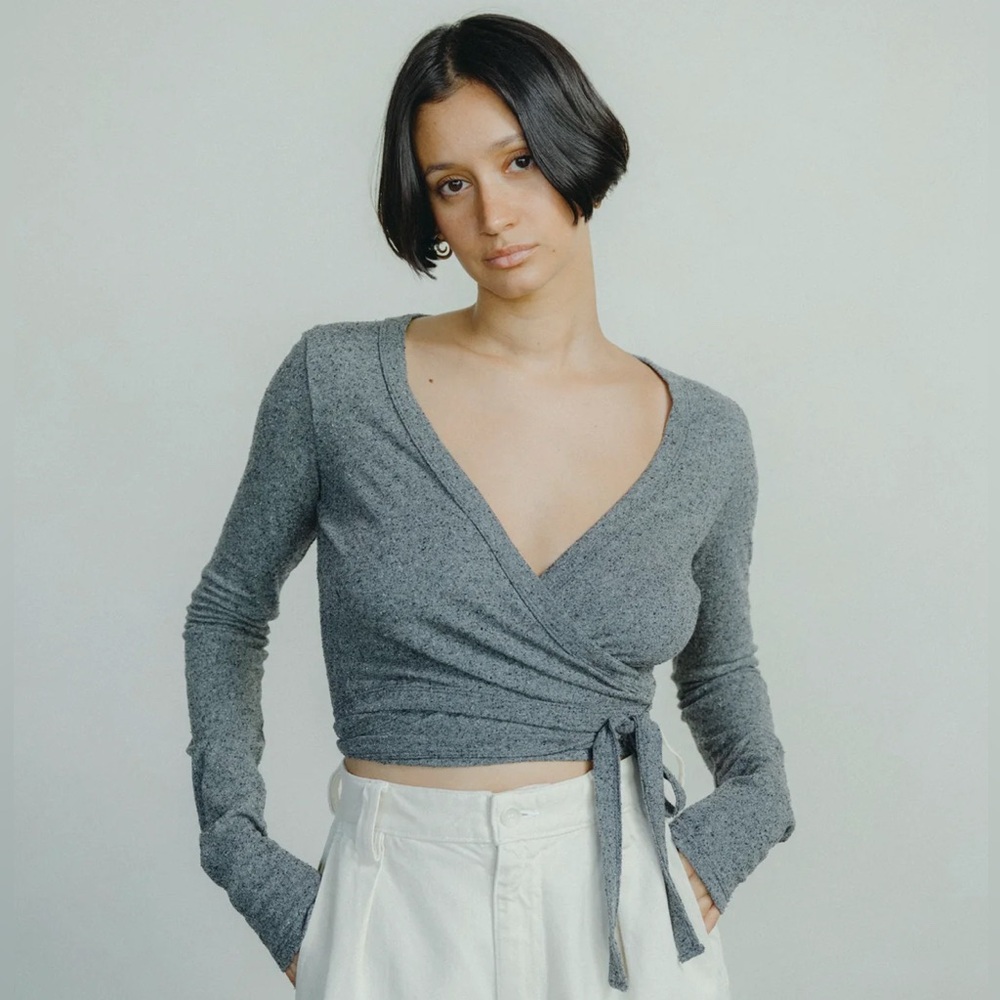 OZMA Dance Wrap Heather Charcoal